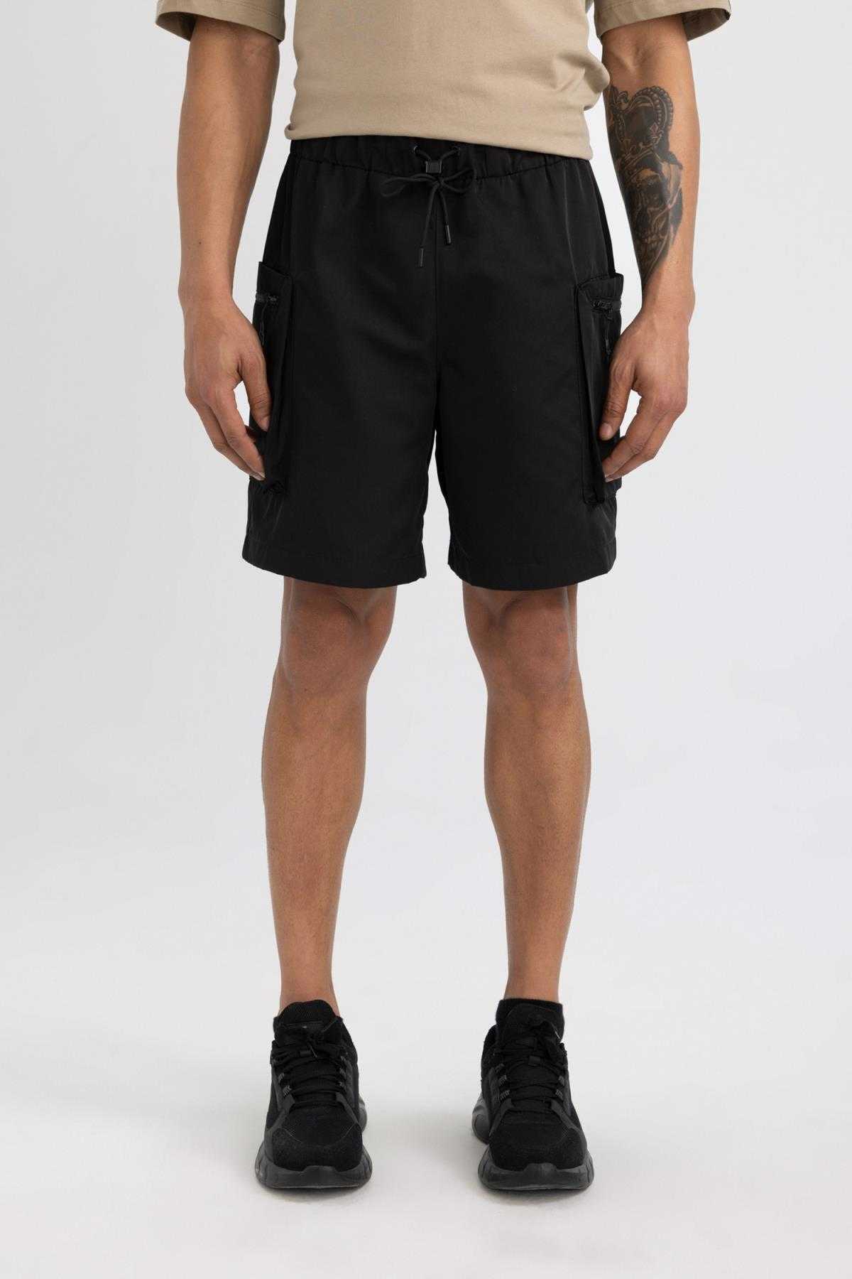 شورت بافته شده DeFactoFit Oversize Fit