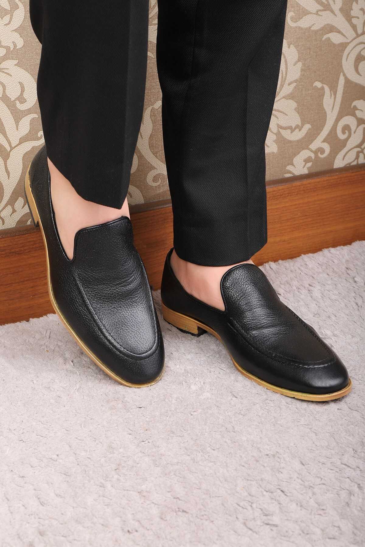 کفش کلاسیک مردانه چرم اصل فلاویا، کفش کلاسیک لوفر