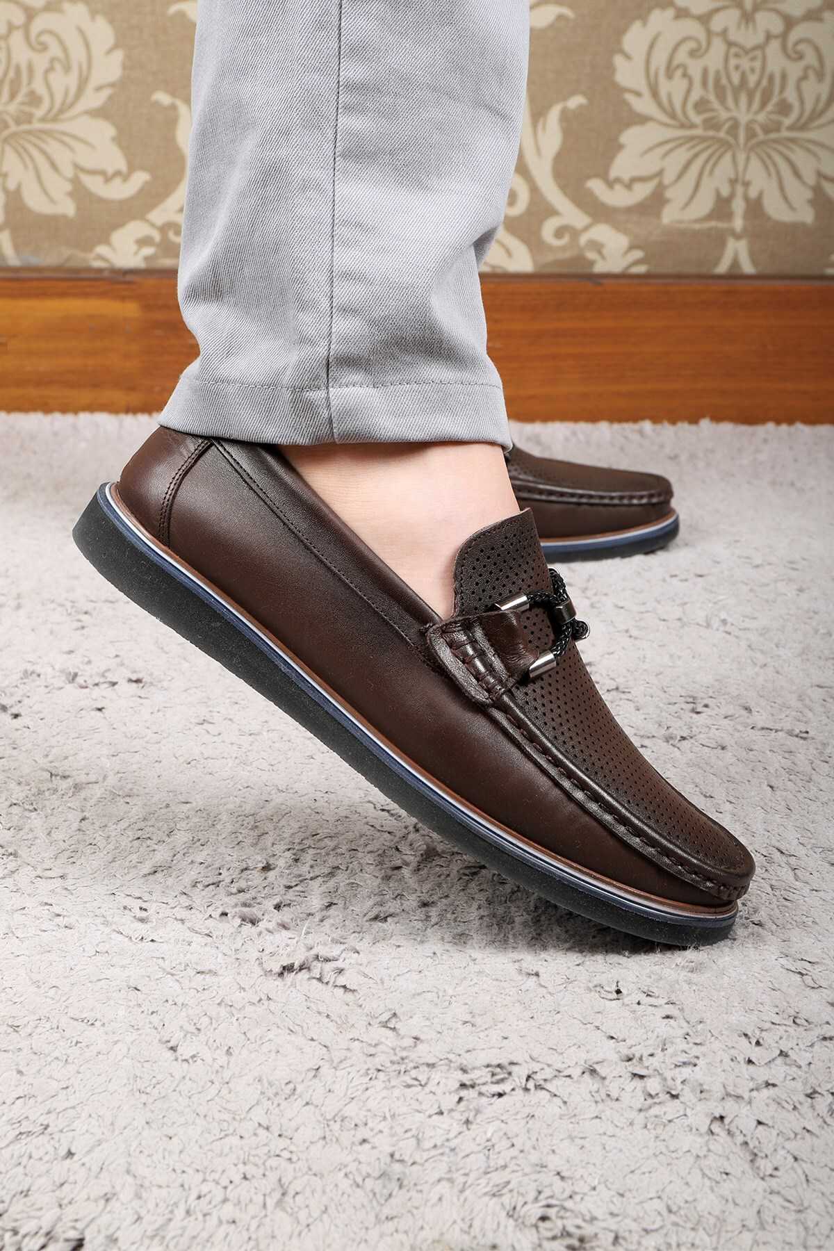 کفش راحتی مردانه چرم اصل Gela کفش لوفر