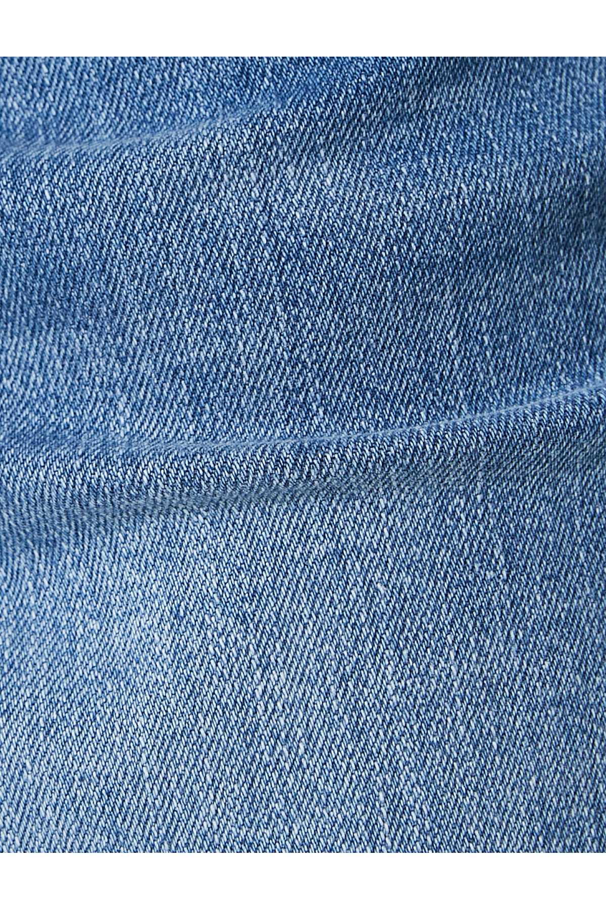 جیب دکمه ای شلوارک جین برمودا باریک با جزئیات