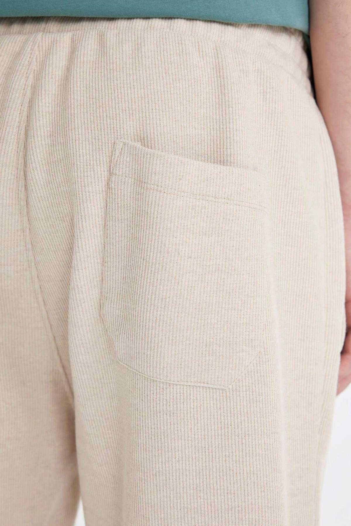 شورت پارچه ای سلانیک با تناسب معمولی