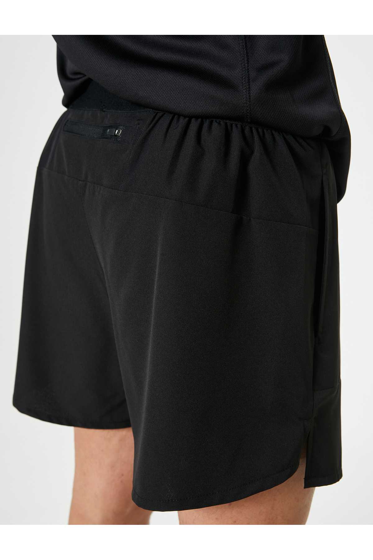 شورت اسپرت کوتاه با بند کمری و جیب