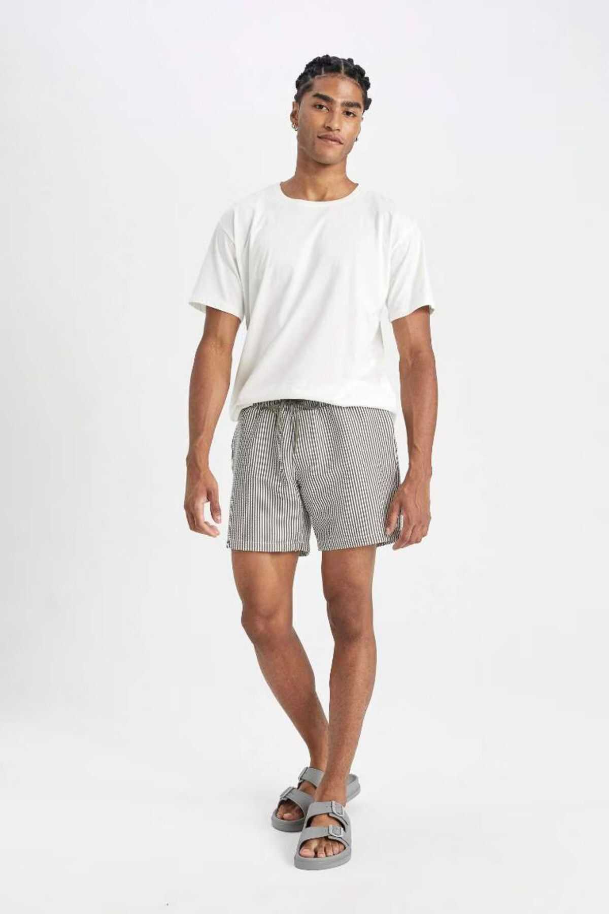 شورت شنا راه راه B7535ax24hs