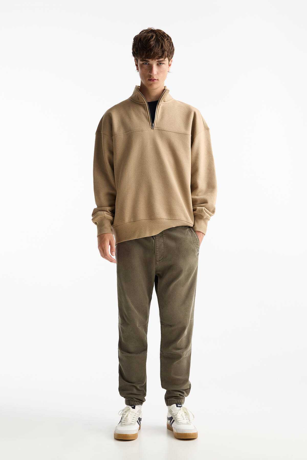 شلوار دودی بافتنی نرم