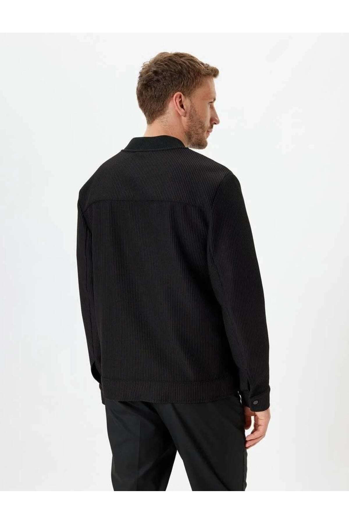 ژاکت بمب افکن آجدار زیپ دار