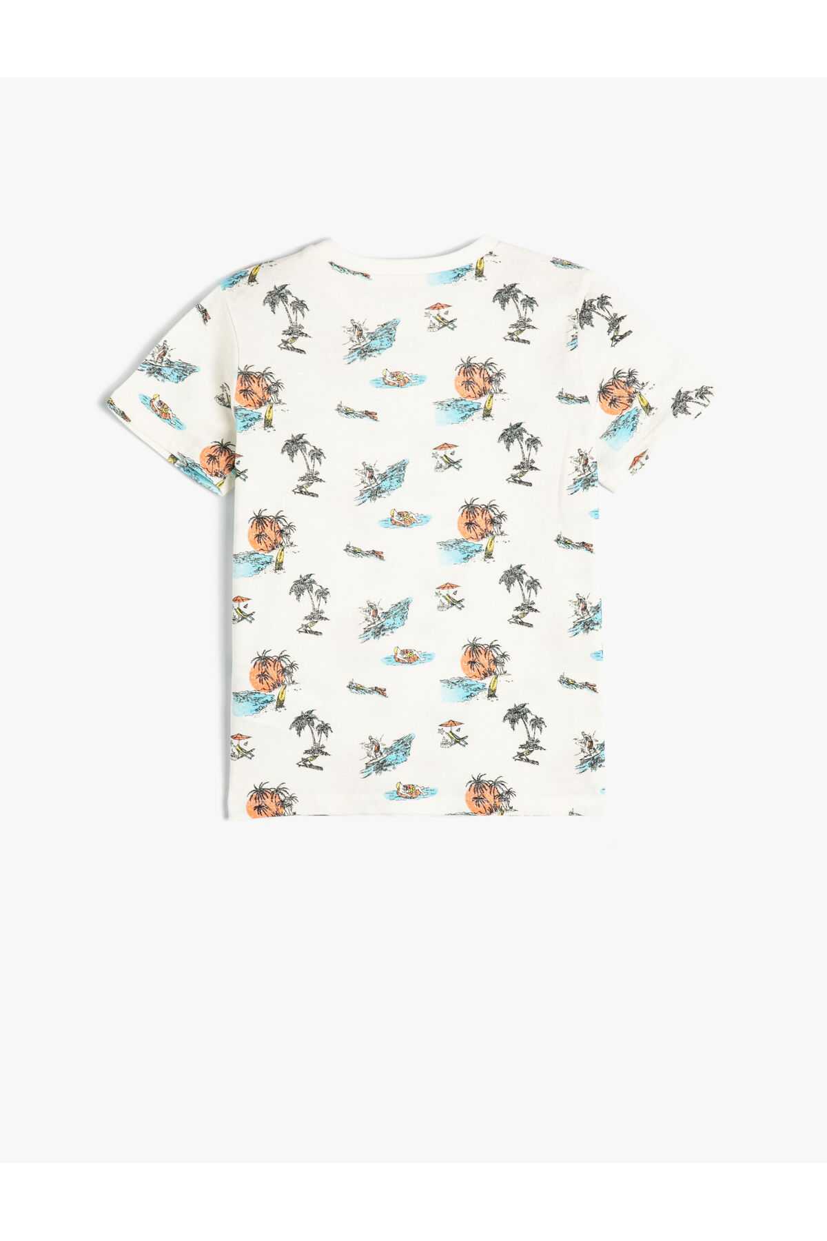 تیشرت سفید پسرانه - 4skb10303tk