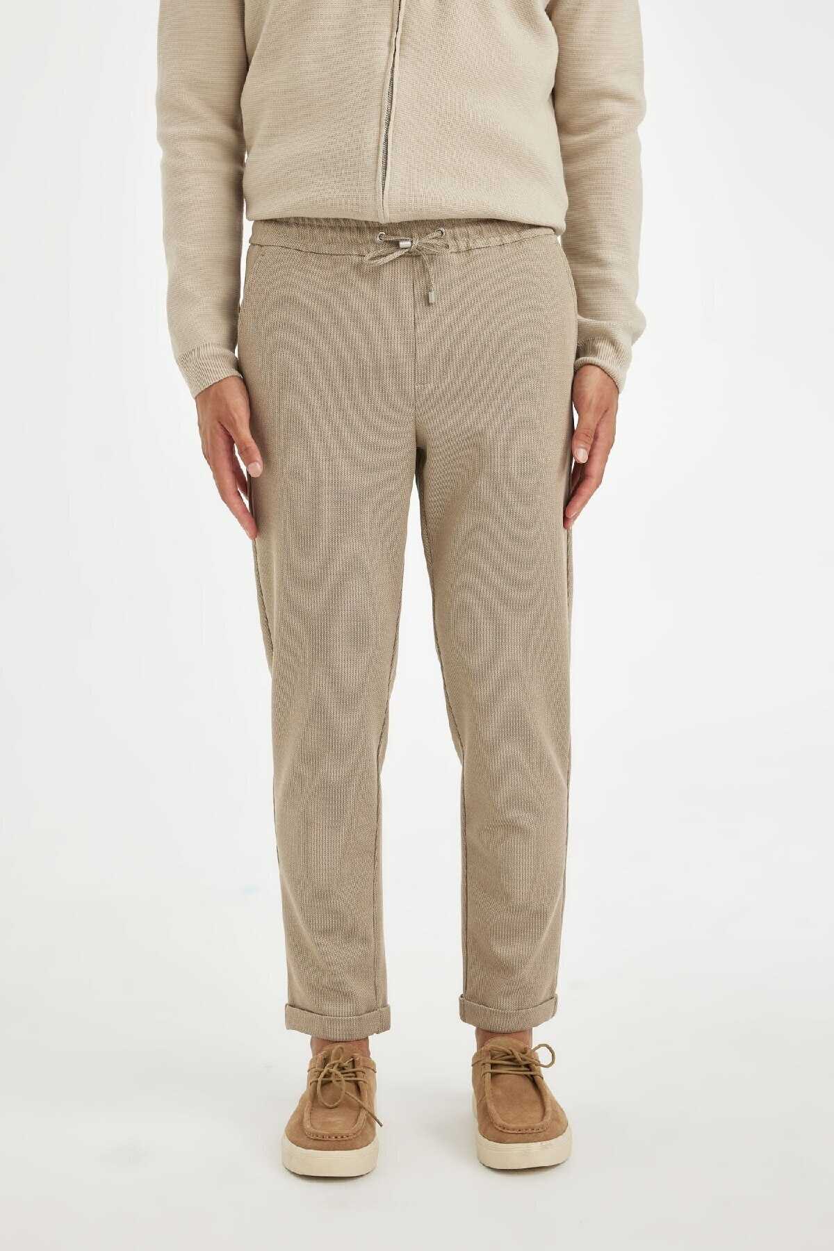 جیب کمری الاستیک دو پا شلوار گاباردین جوگر Y2651az24au