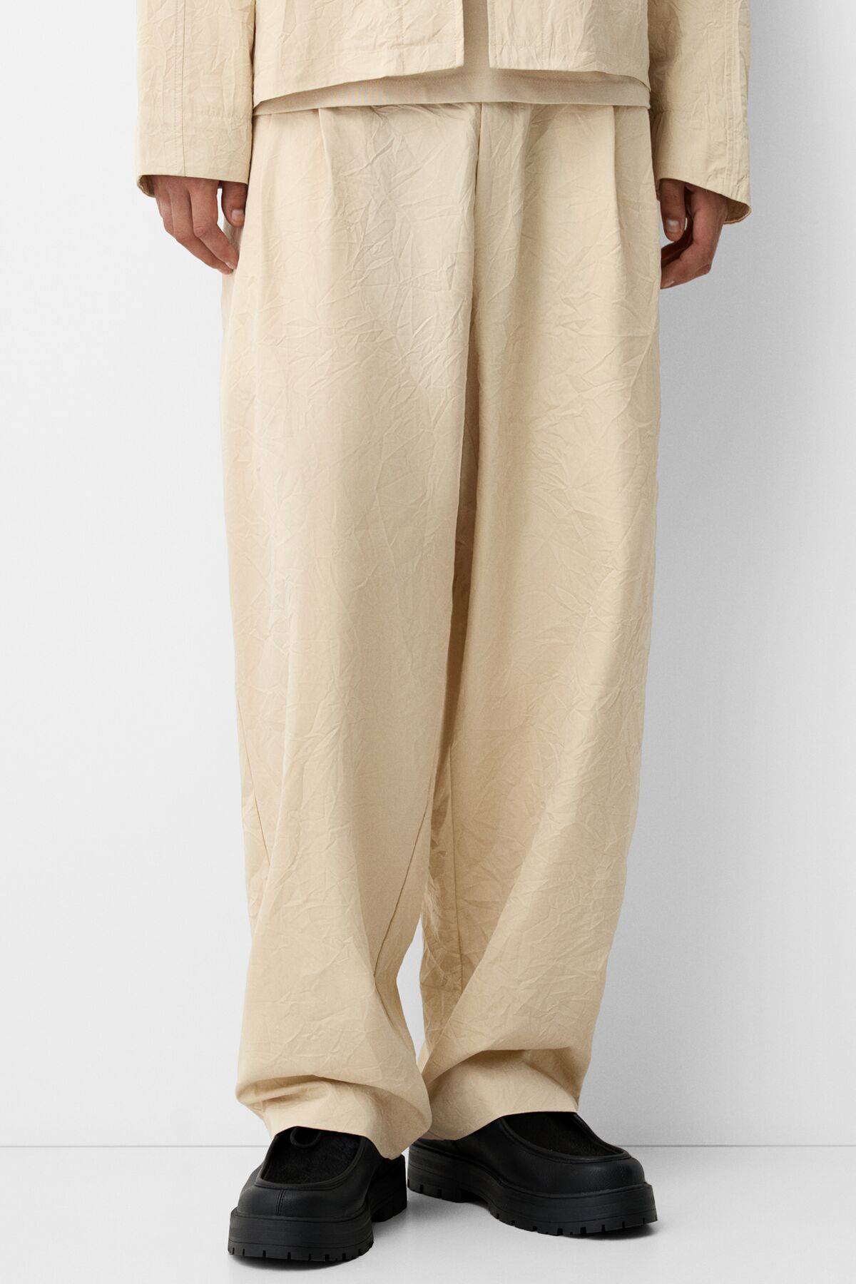 شلوار چروک فوق العاده گشاد