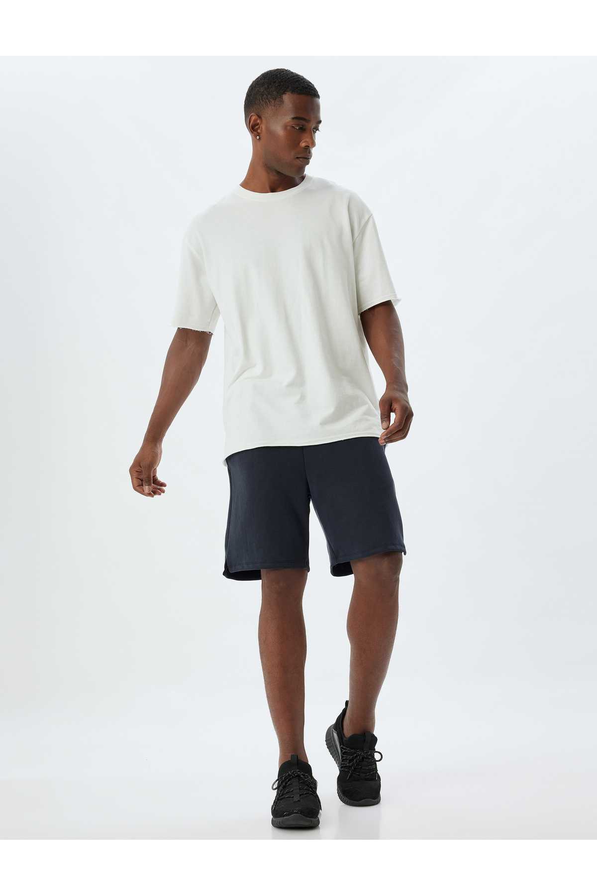 Sports کوتاه کمر کوتاه جزئیات موبایل مودال مخلوط