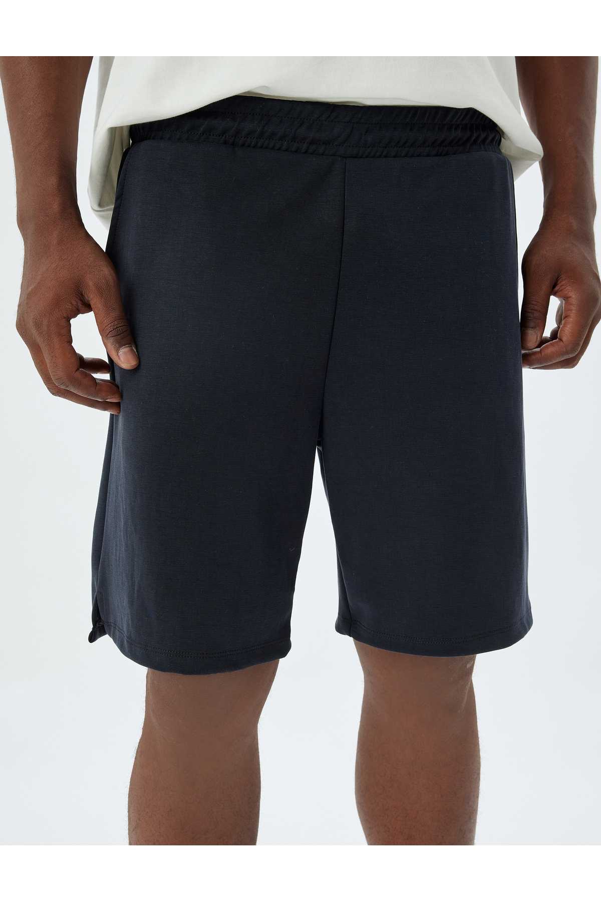 Sports کوتاه کمر کوتاه جزئیات موبایل مودال مخلوط