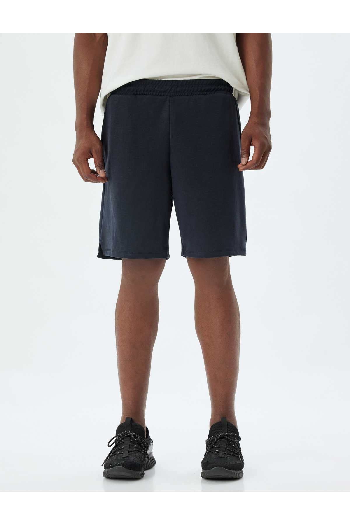 Sports کوتاه کمر کوتاه جزئیات موبایل مودال مخلوط