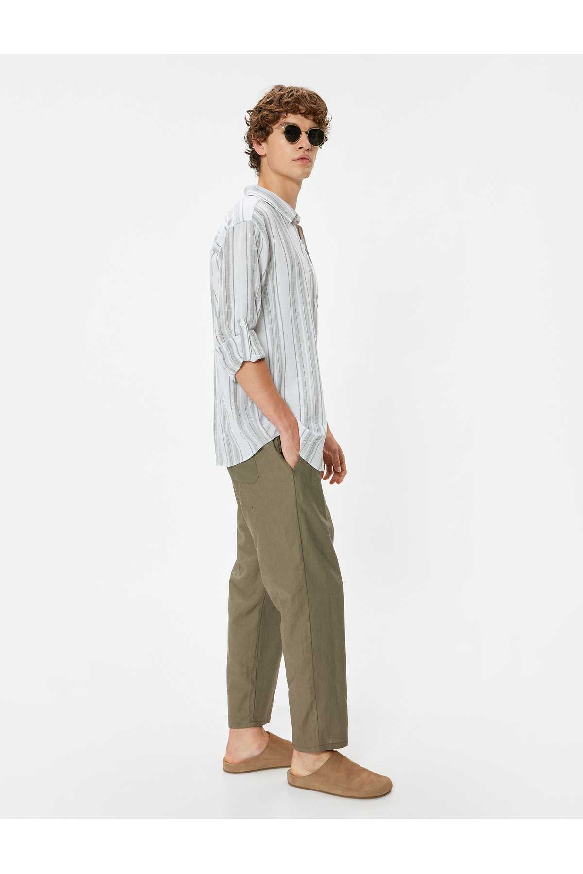 پیراهن پایه آستین بلند نخی