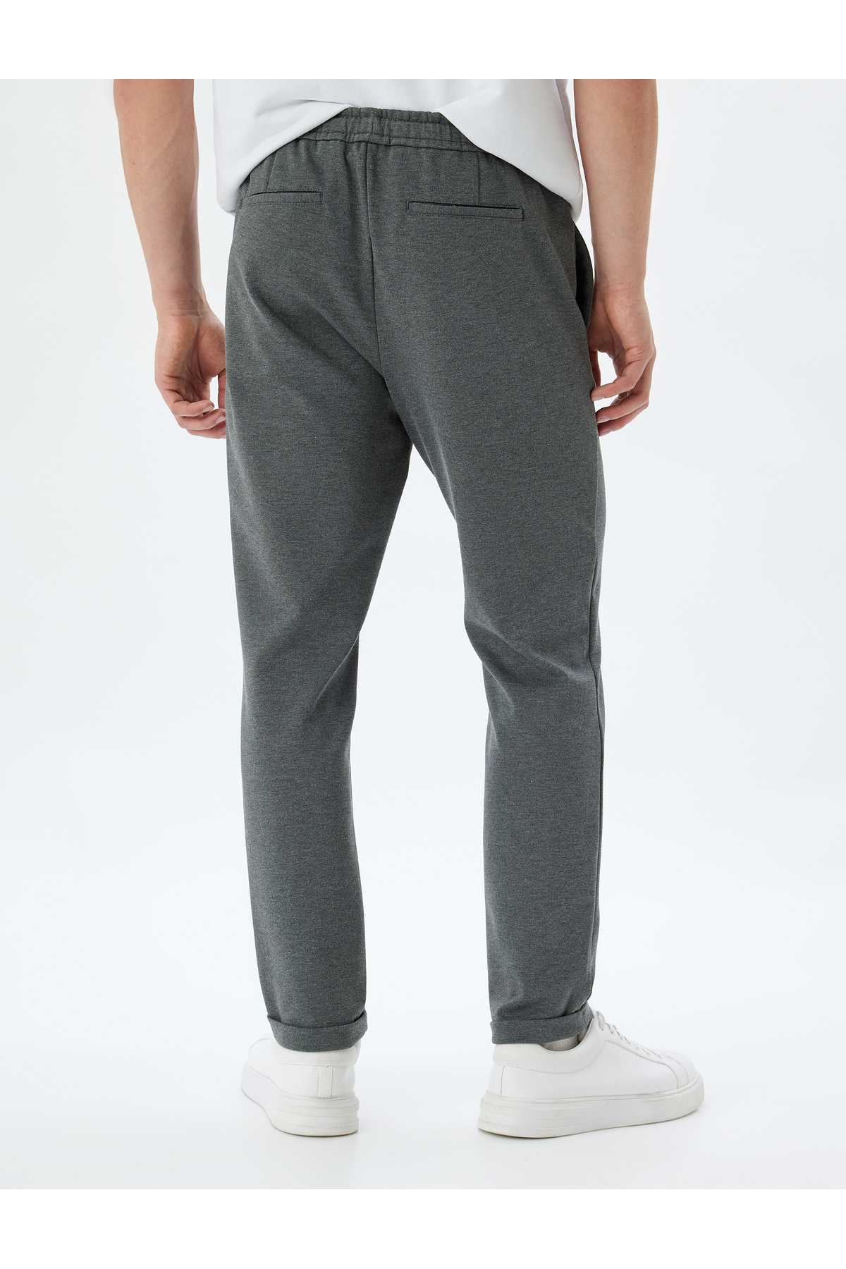 شلوار کمری توری با جزئیات جیب