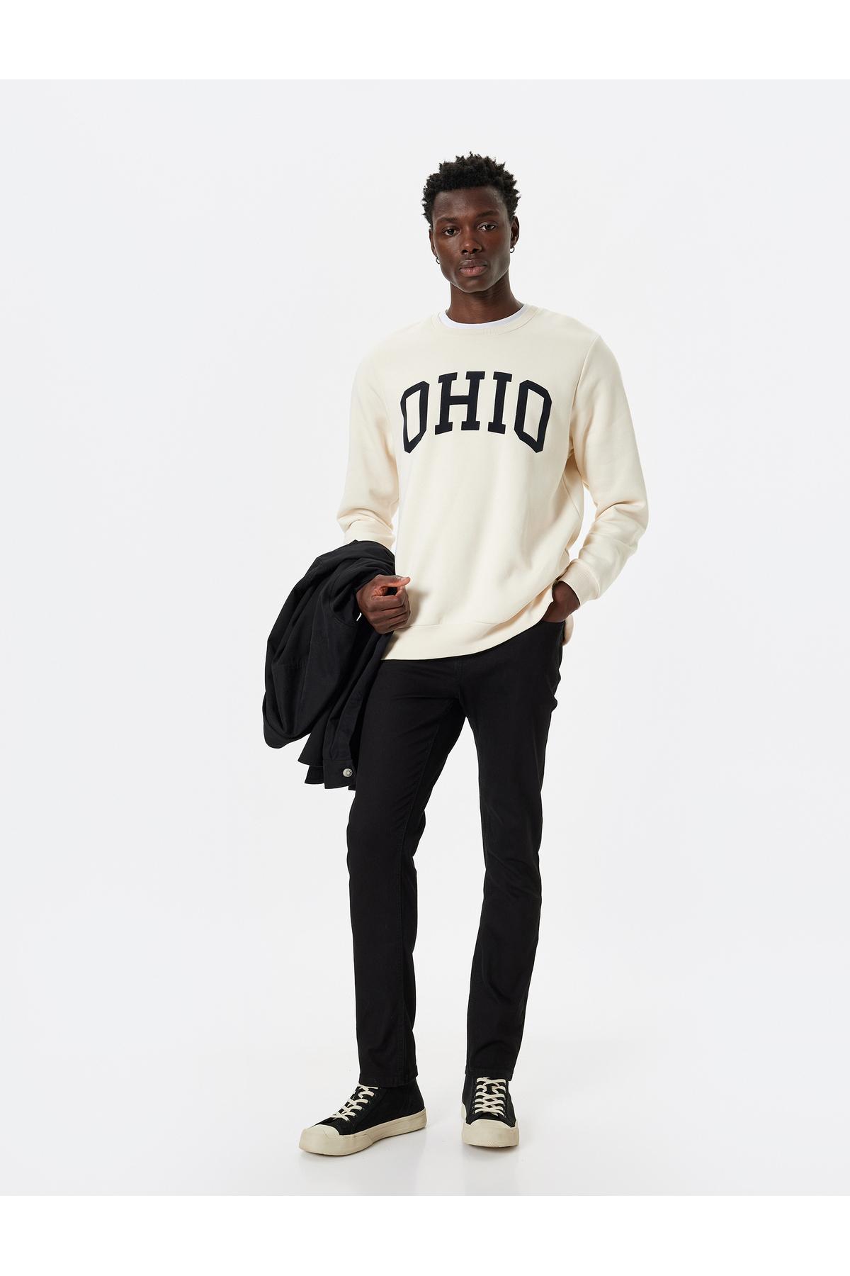 شلوار جین باریک کمر معمولی - براد جین