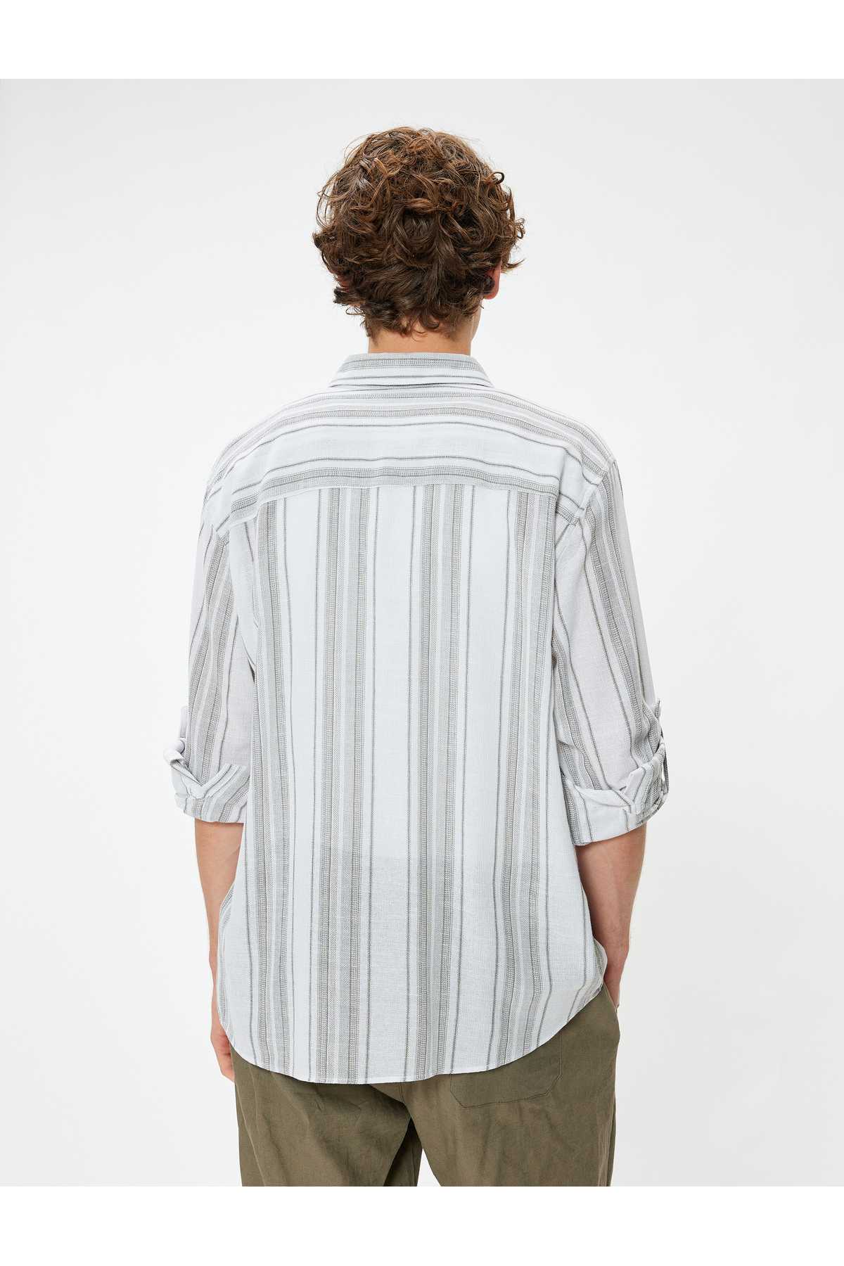 پیراهن پایه آستین بلند نخی