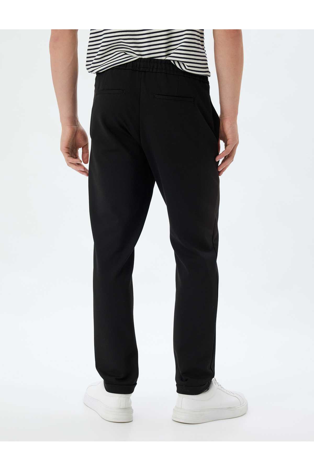 شلوار کمری توری با جزئیات جیب