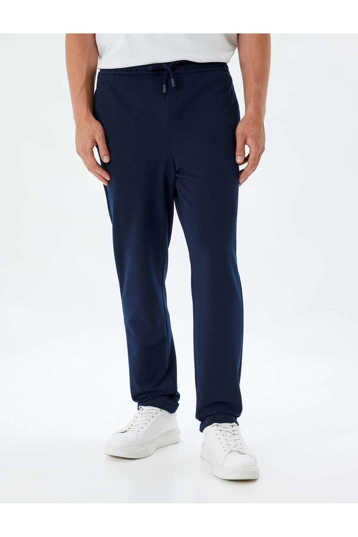 شلوار کمری توری با جزئیات جیب