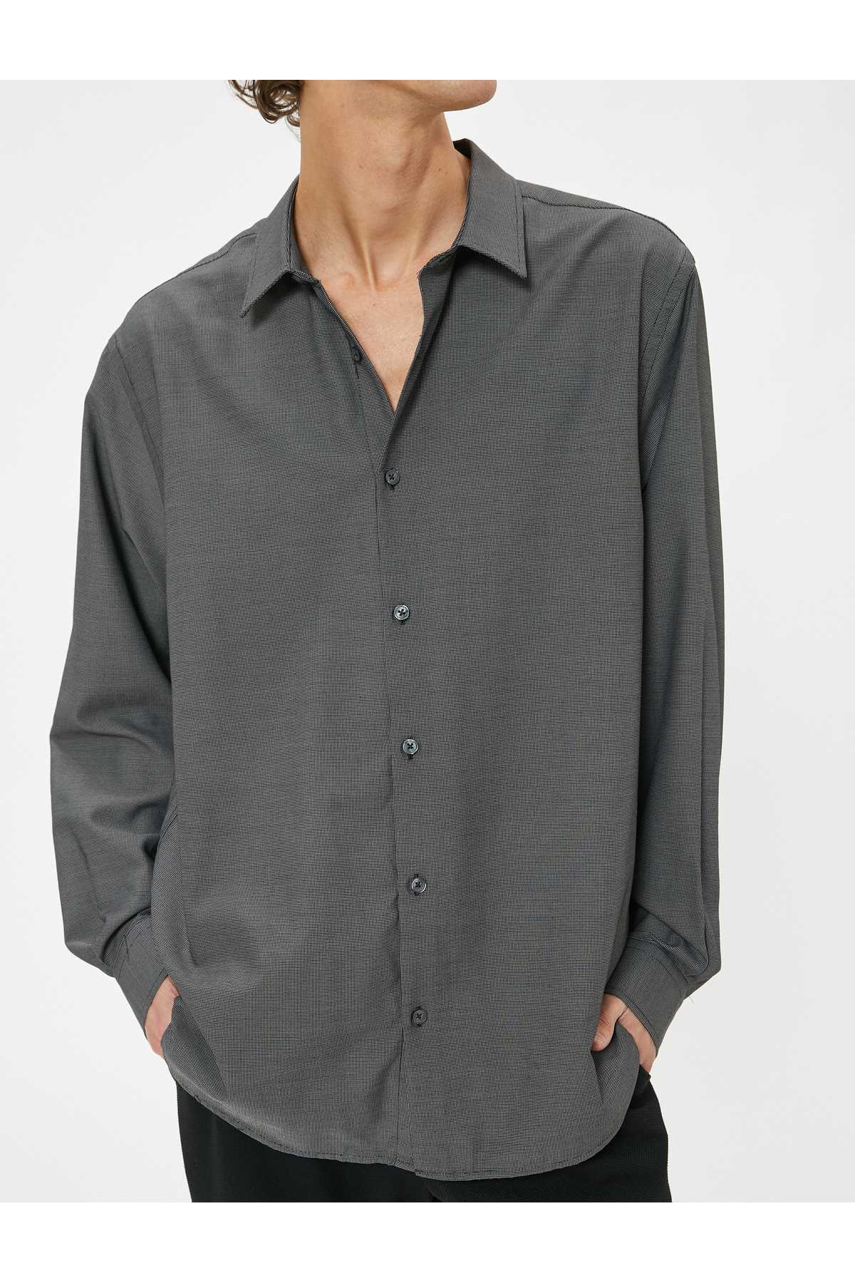 پیراهن پایه آستین بلند ترکیب پنبه