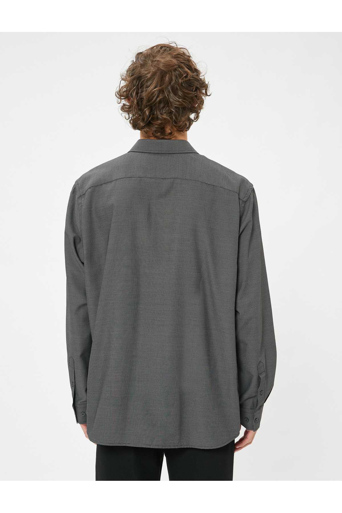 پیراهن پایه آستین بلند ترکیب پنبه