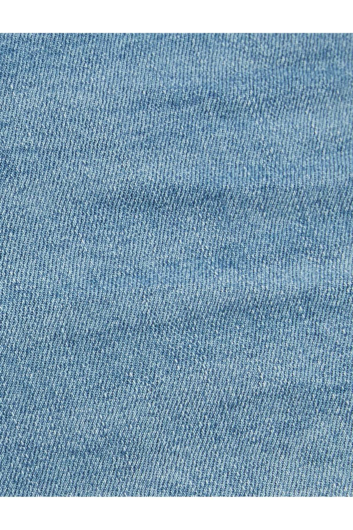 شلوار جین نخی استاندارد کمر راست - Mark Jean