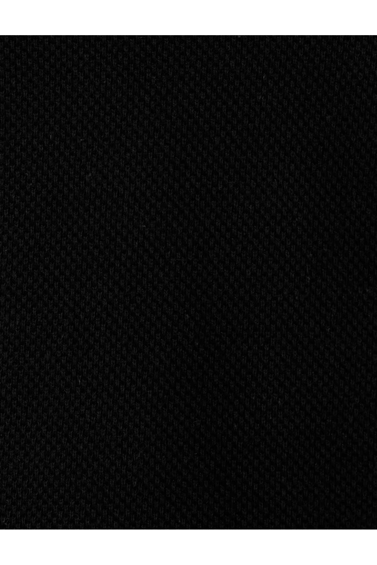 سویشرت یقه پولو با نیم زیپ آستین بلند نخی