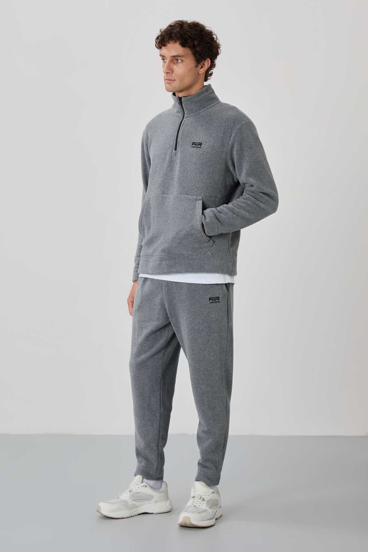 لباس ورزشی مردانه Carol Black Fleece - 85226