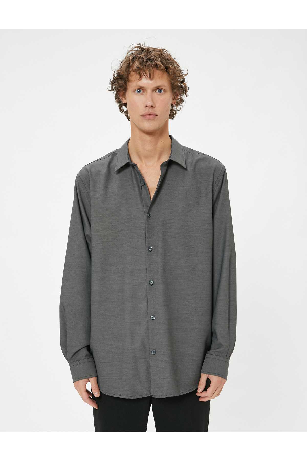 پیراهن پایه آستین بلند ترکیب پنبه