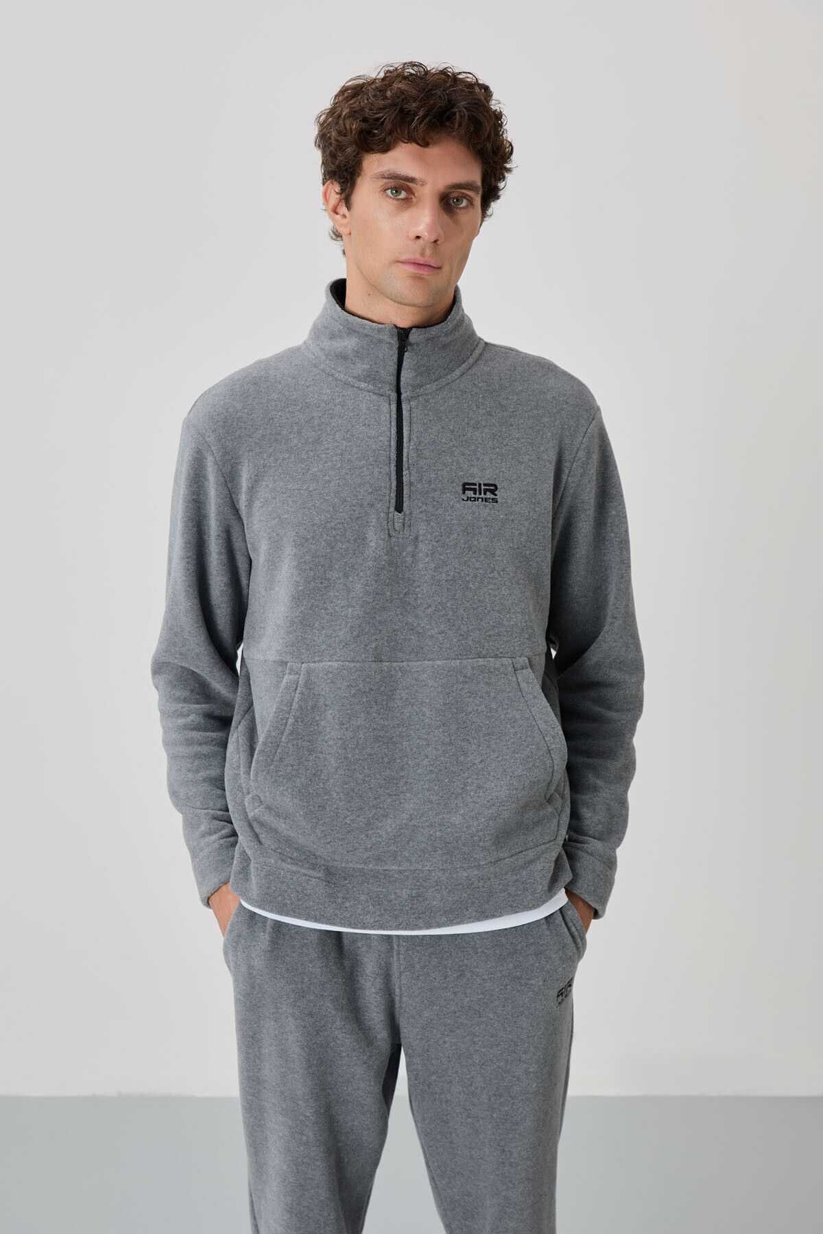 لباس ورزشی مردانه Carol Black Fleece - 85226