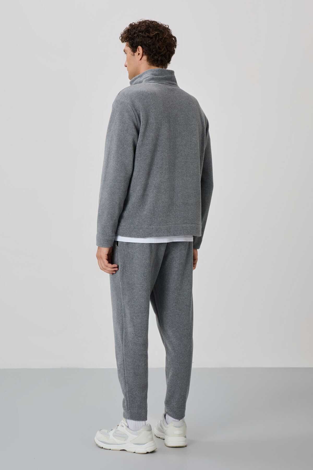 لباس ورزشی مردانه Carol Black Fleece - 85226