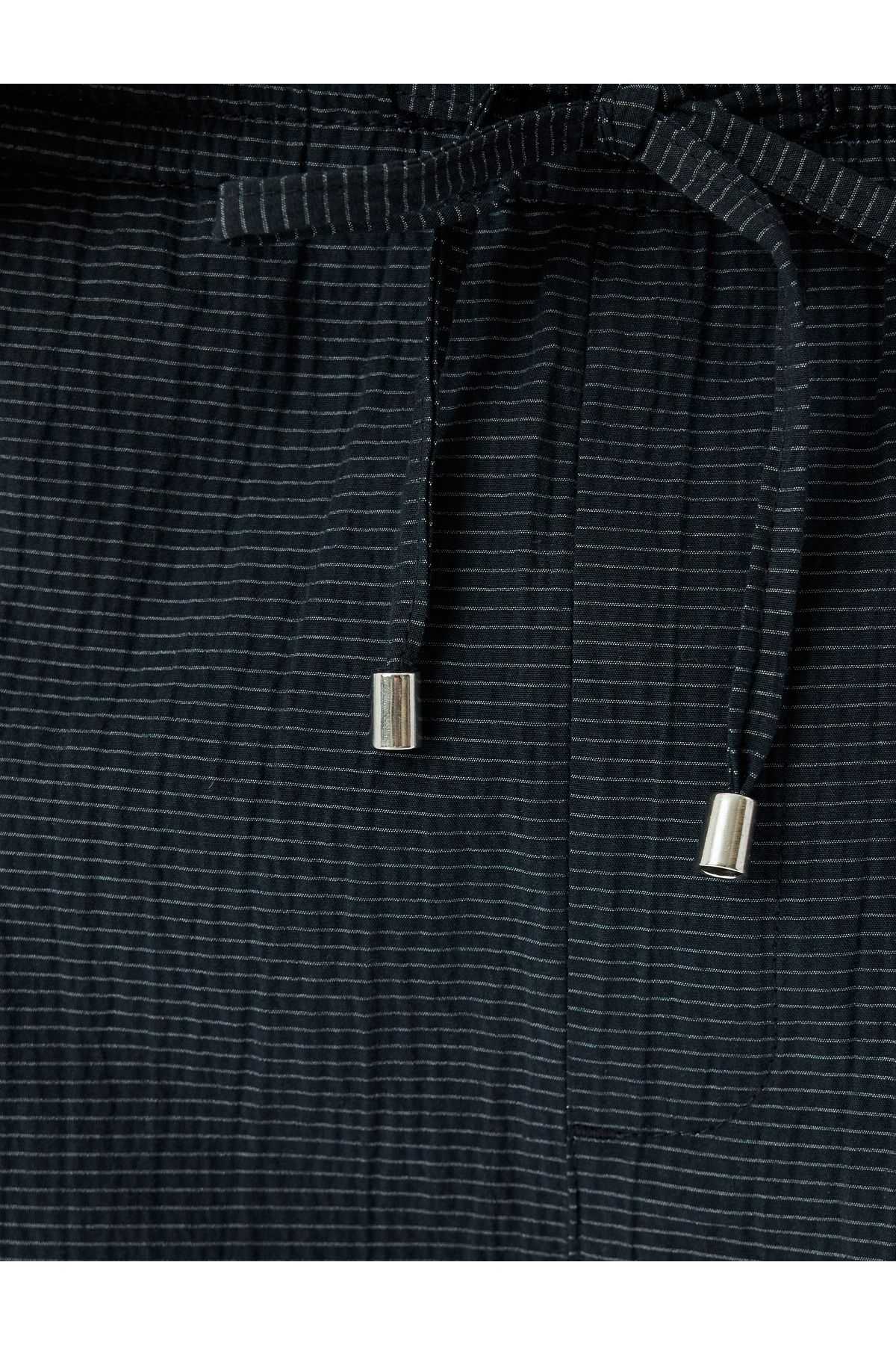 شورت برمودا بافت پنبه ای با جزئیات جیب