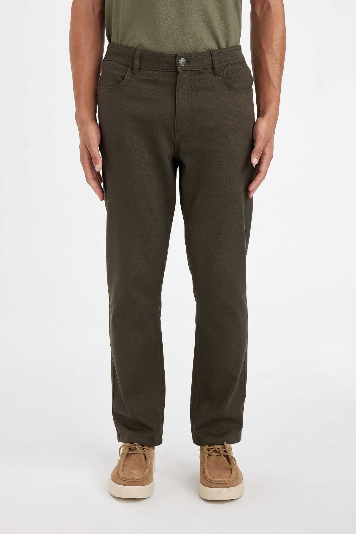 شلوار ساده با جیب های راست