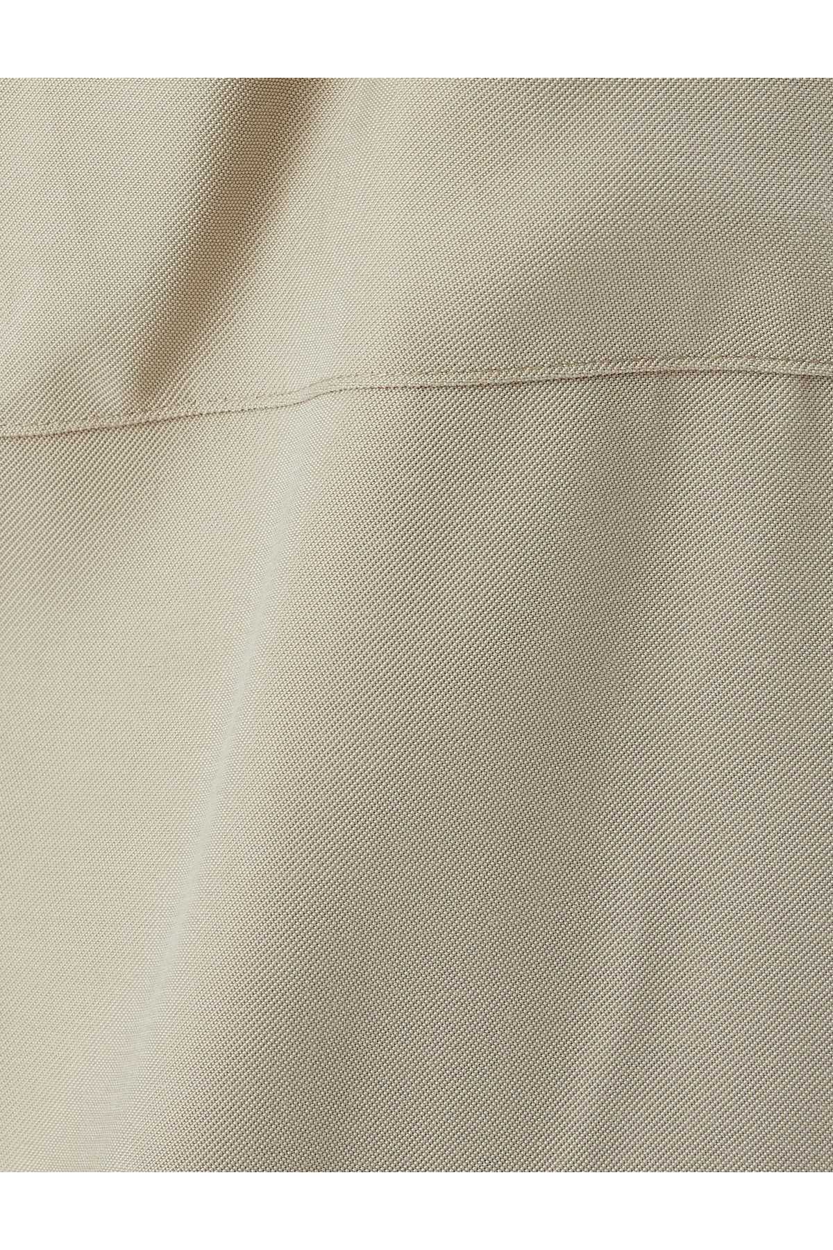 جیب آستین کوتاه پیراهن پایه ویسکوز با جزئیات