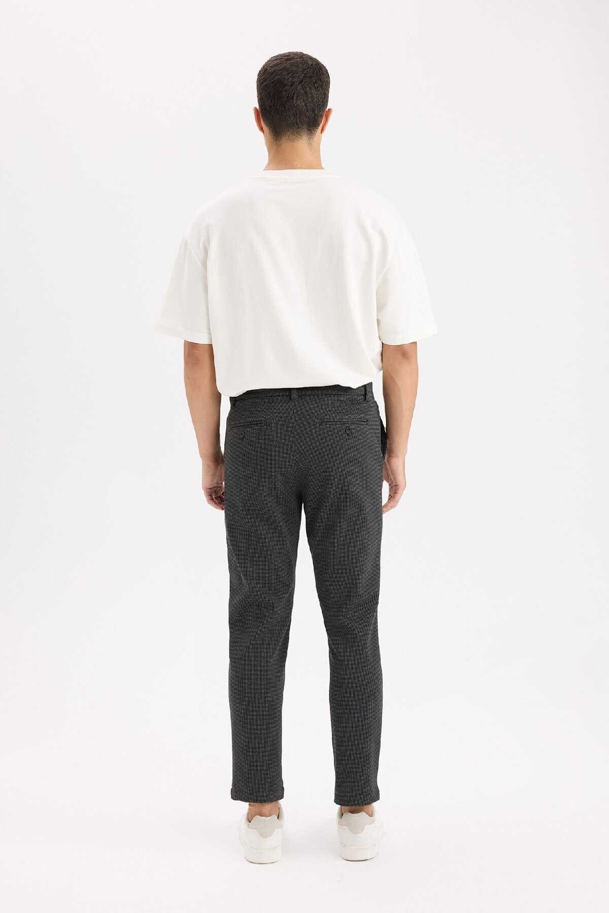 شلوار گاباردین با ساق راست جیب با تناسب معمولی A8102ax24au