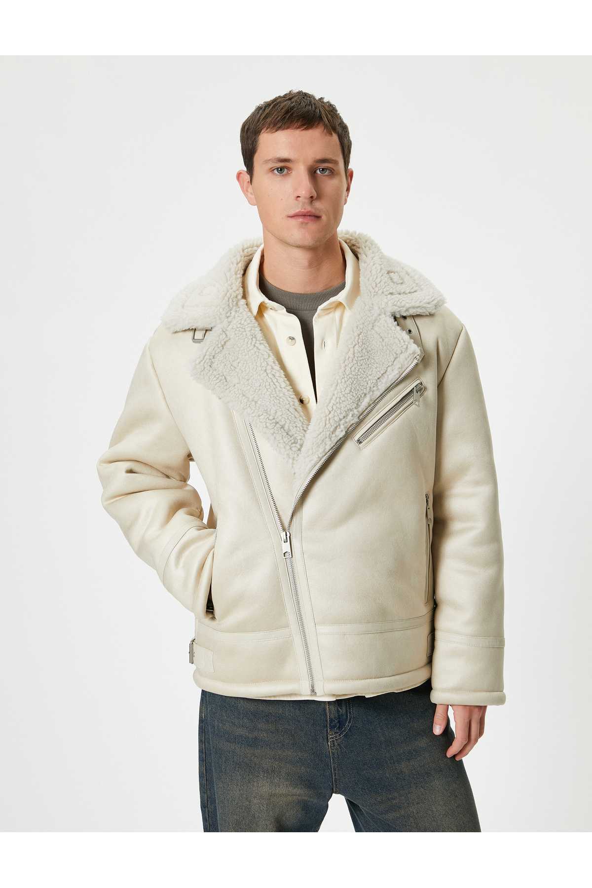 جیر نگاه خزدار ژاکت دوچرخه سواری باریک