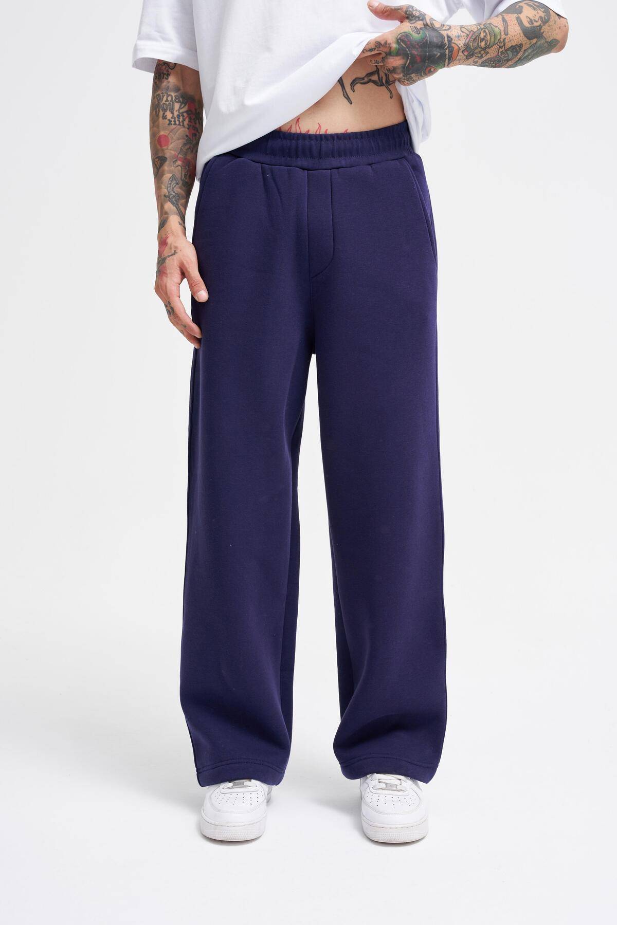 شلوار گرمکن مردانه گشاد قرمز