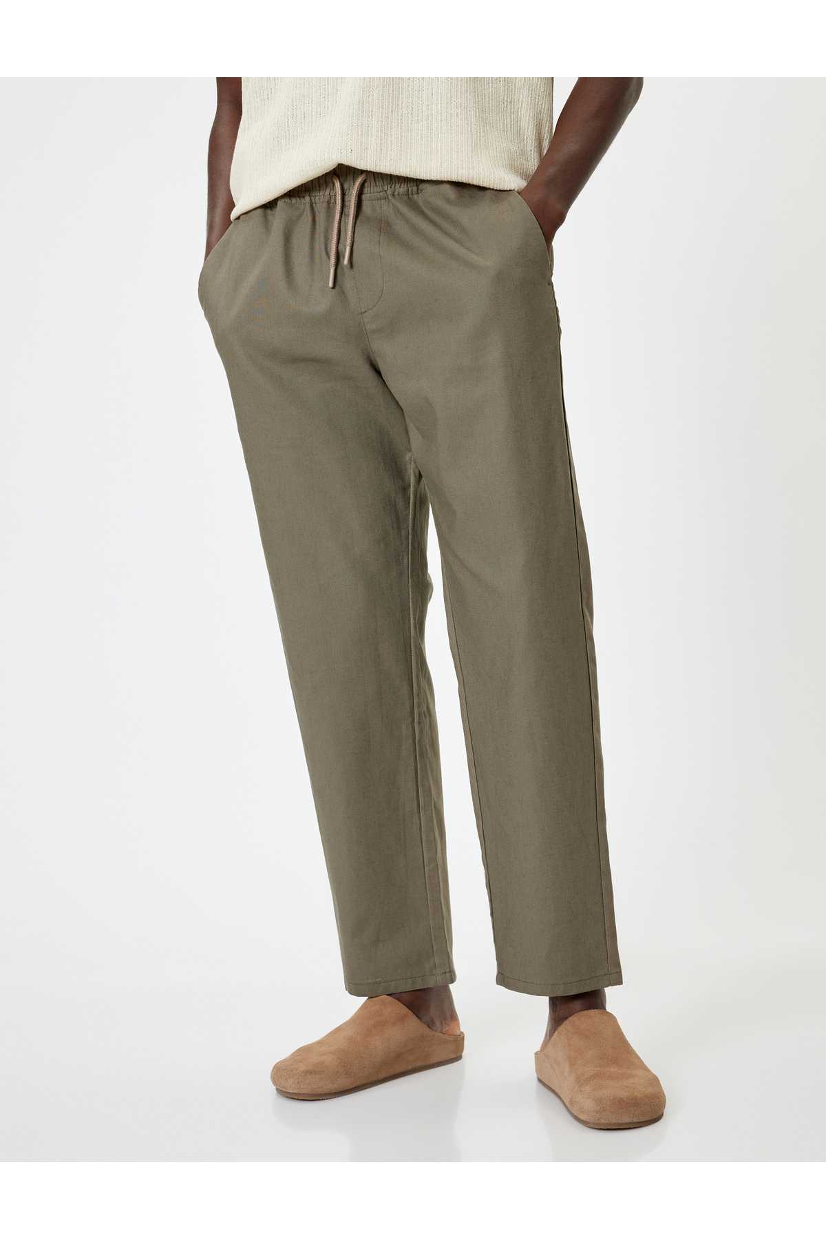 شلوار جین مرد خاکی