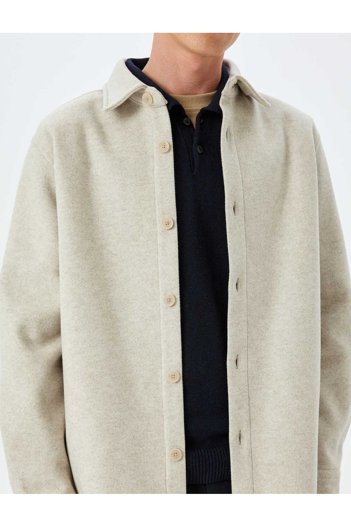 پیراهن آستین بلند ویسکوز ترکیبی