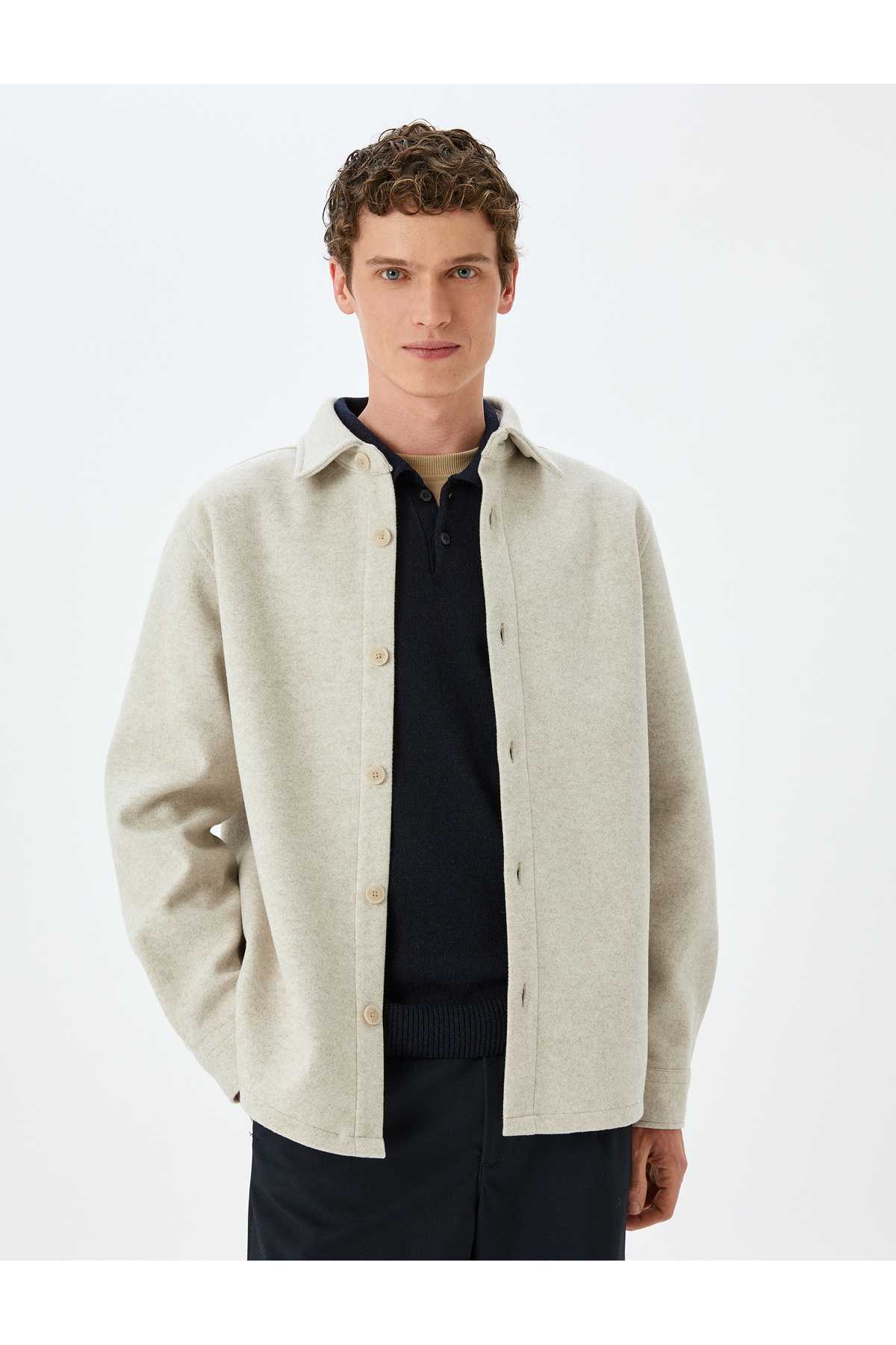 پیراهن آستین بلند ویسکوز ترکیبی