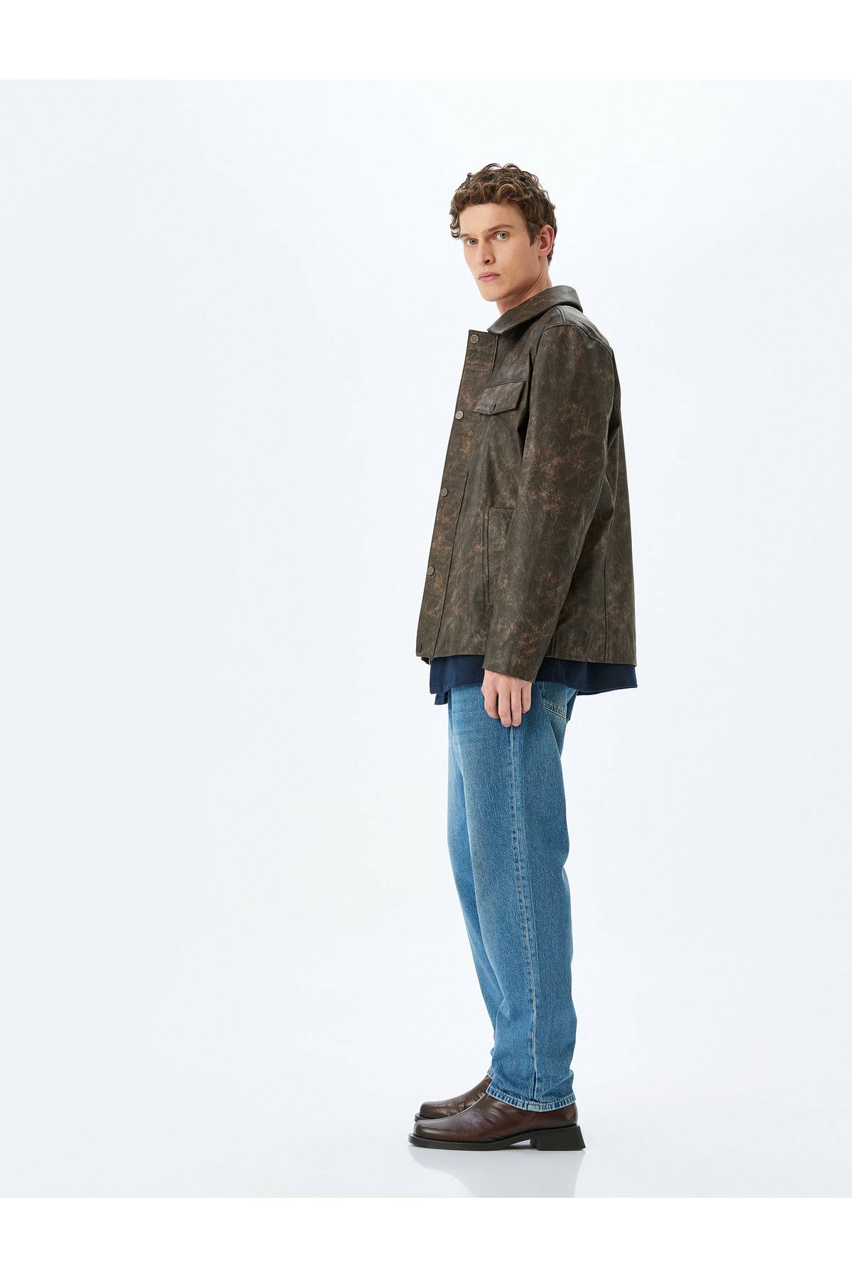 شلوار جین مستقیم پنبه پنبه