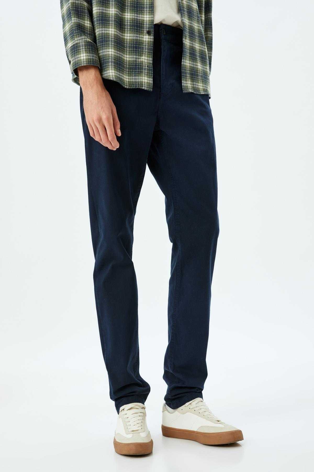 شلوار گاباردین نخی باریک