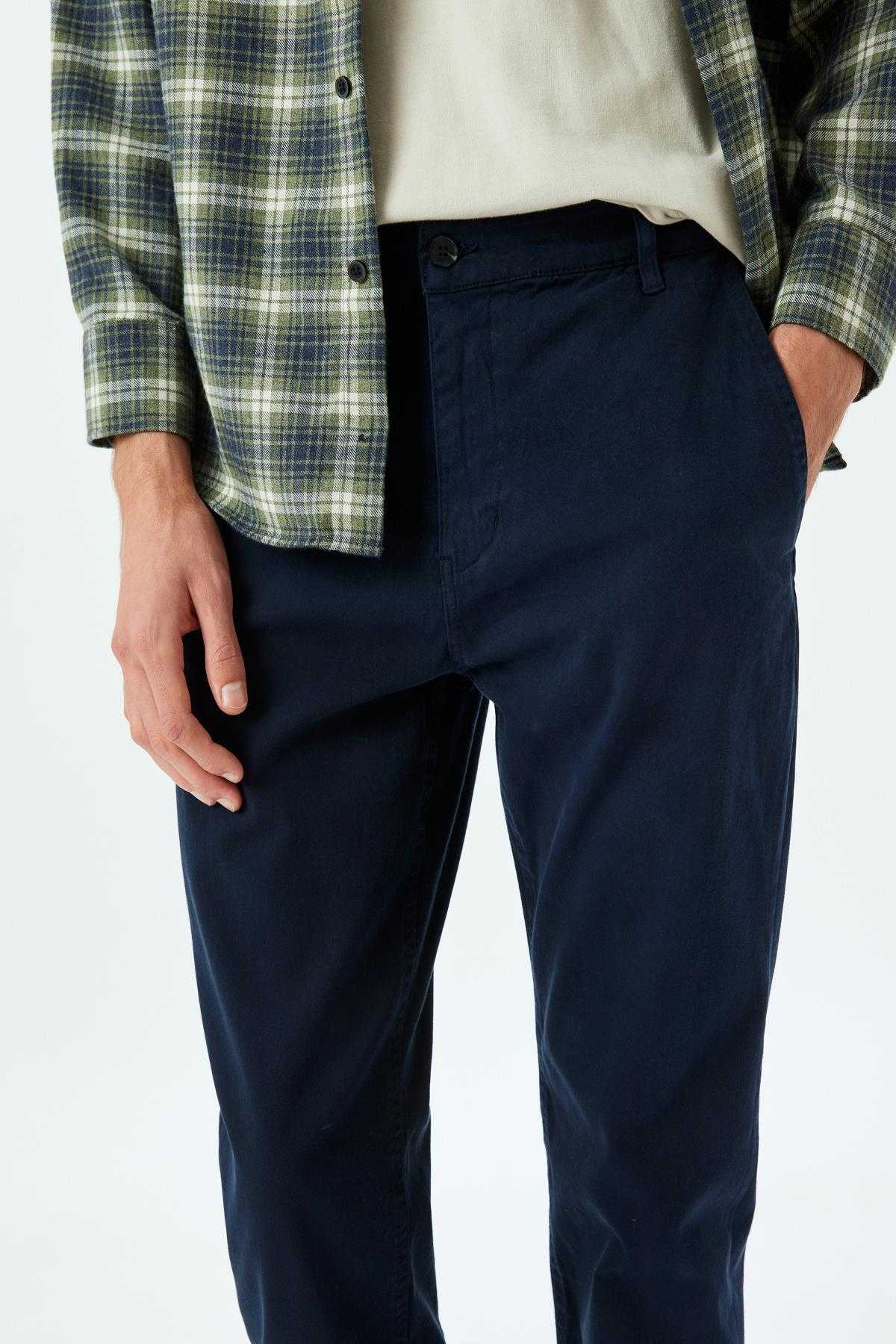 شلوار گاباردین نخی باریک