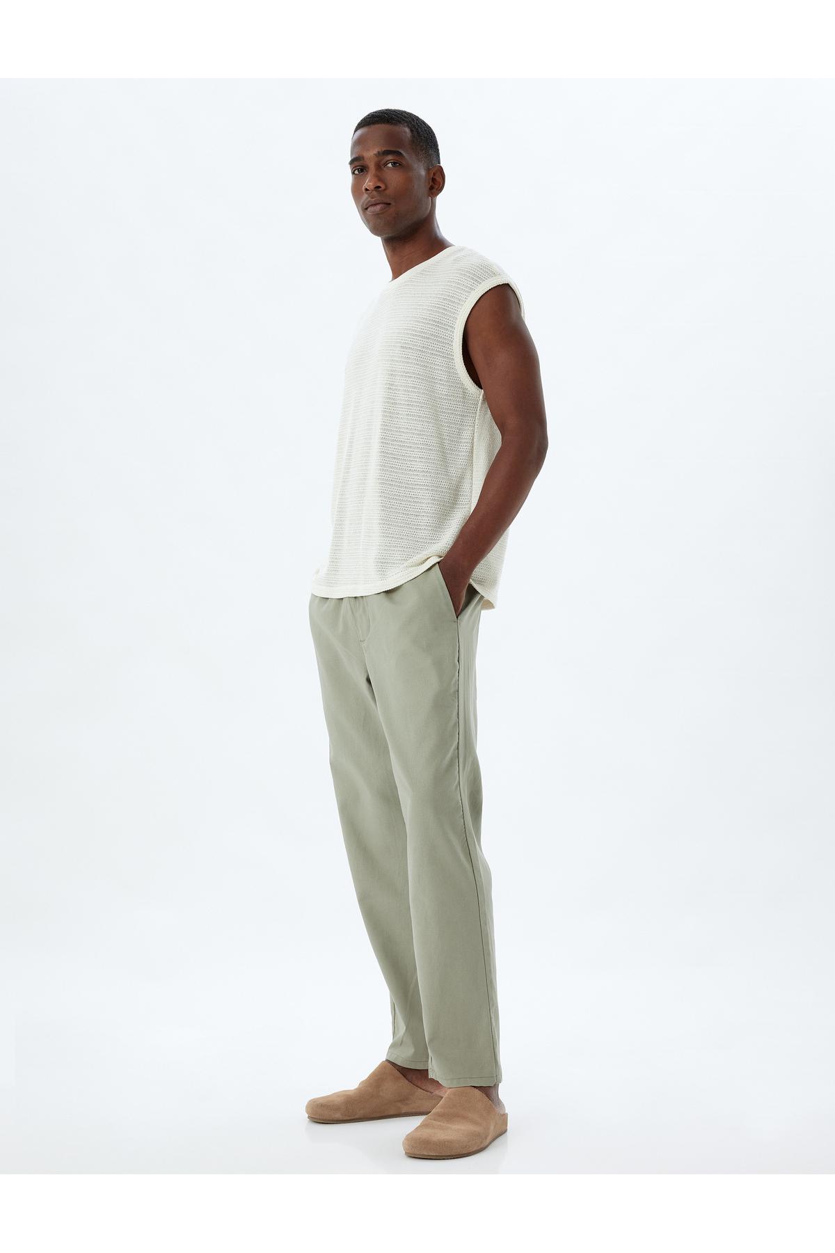 شلوار جین مرد خاکی