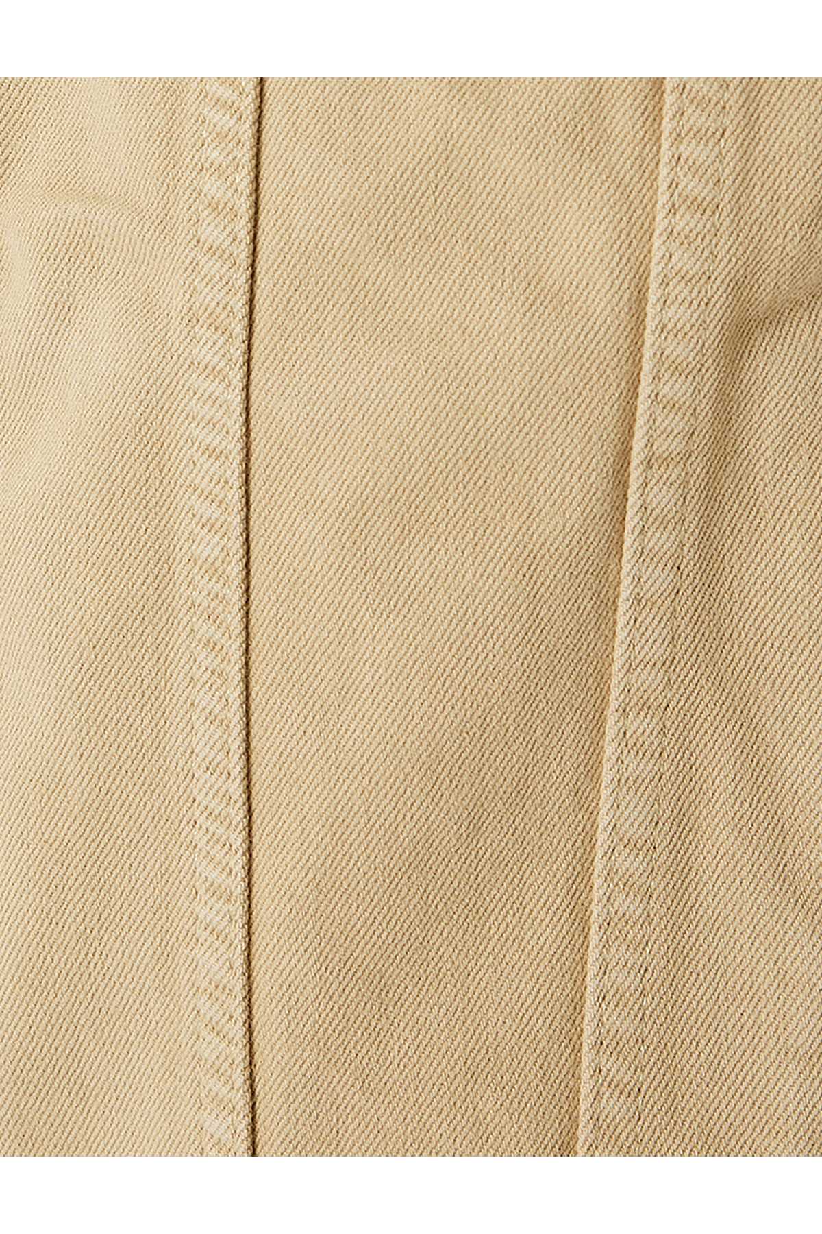 ژاکت جین دکمه دار با جیب پنبه ای