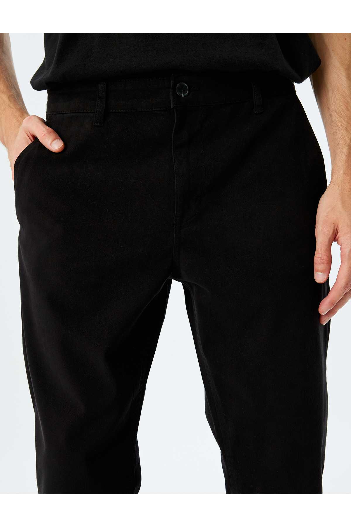 شلوار گاباردین نخی باریک