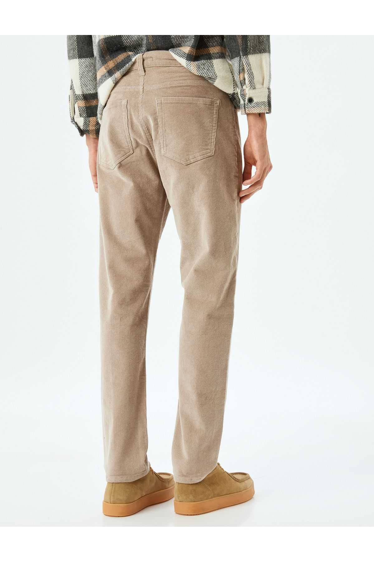 جیب پنبه ای شلوار مخملی فتیله