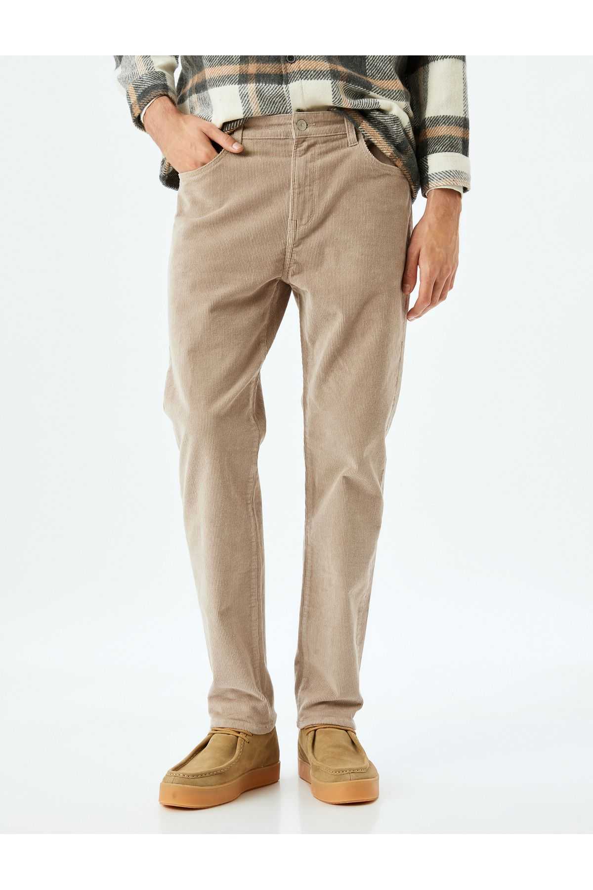 جیب پنبه ای شلوار مخملی فتیله