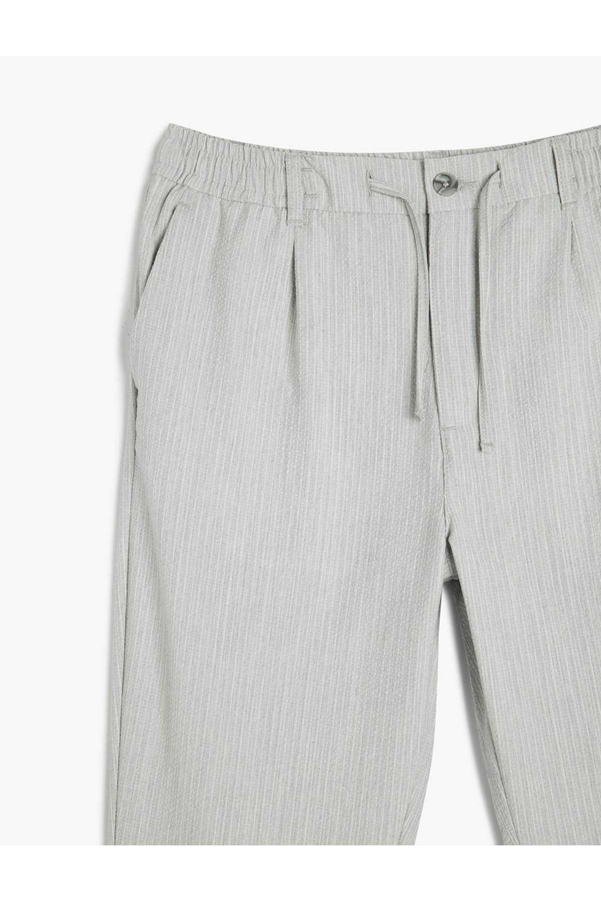 تاشو پاشا ویسکوز مخلوط کمر کمر لک لک لک مناسب شلوار تابستانی