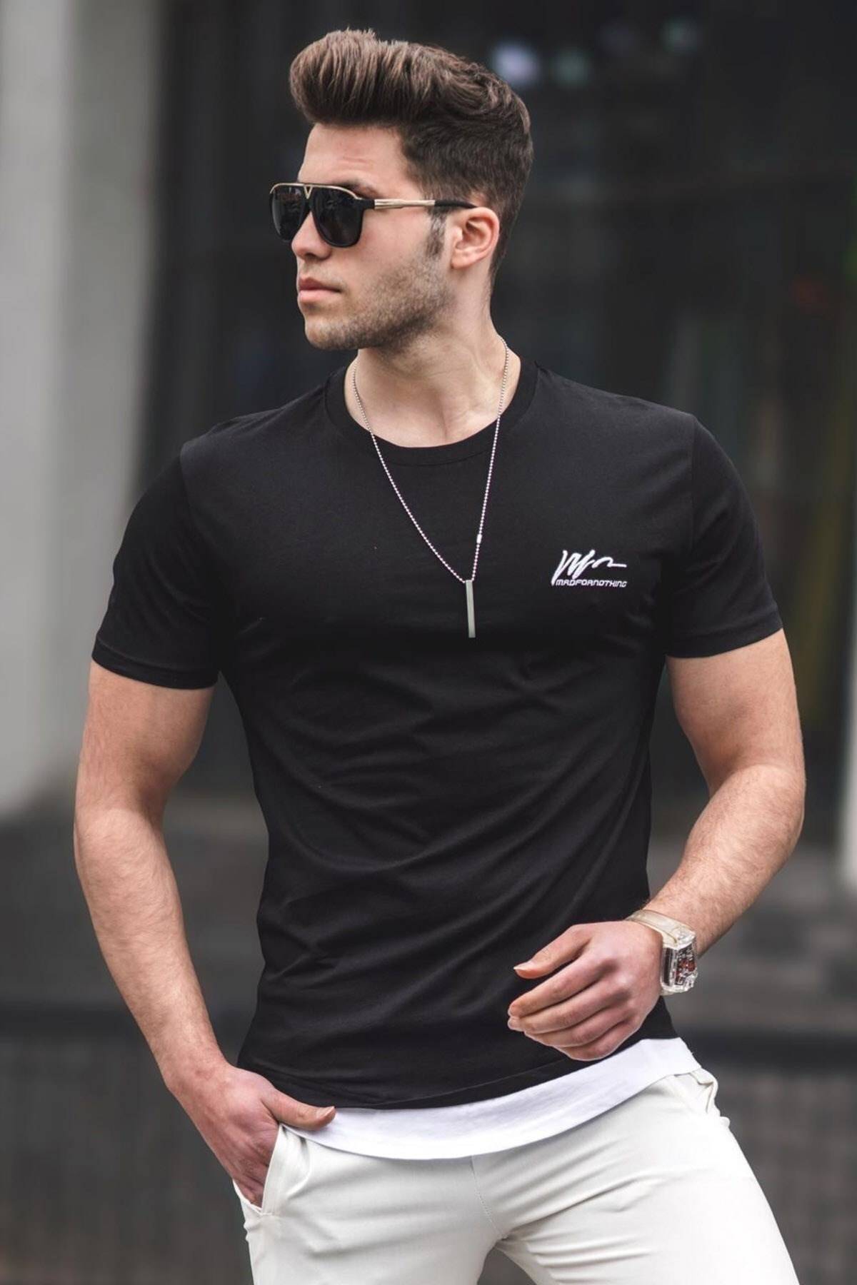 تیشرت دودی مردانه