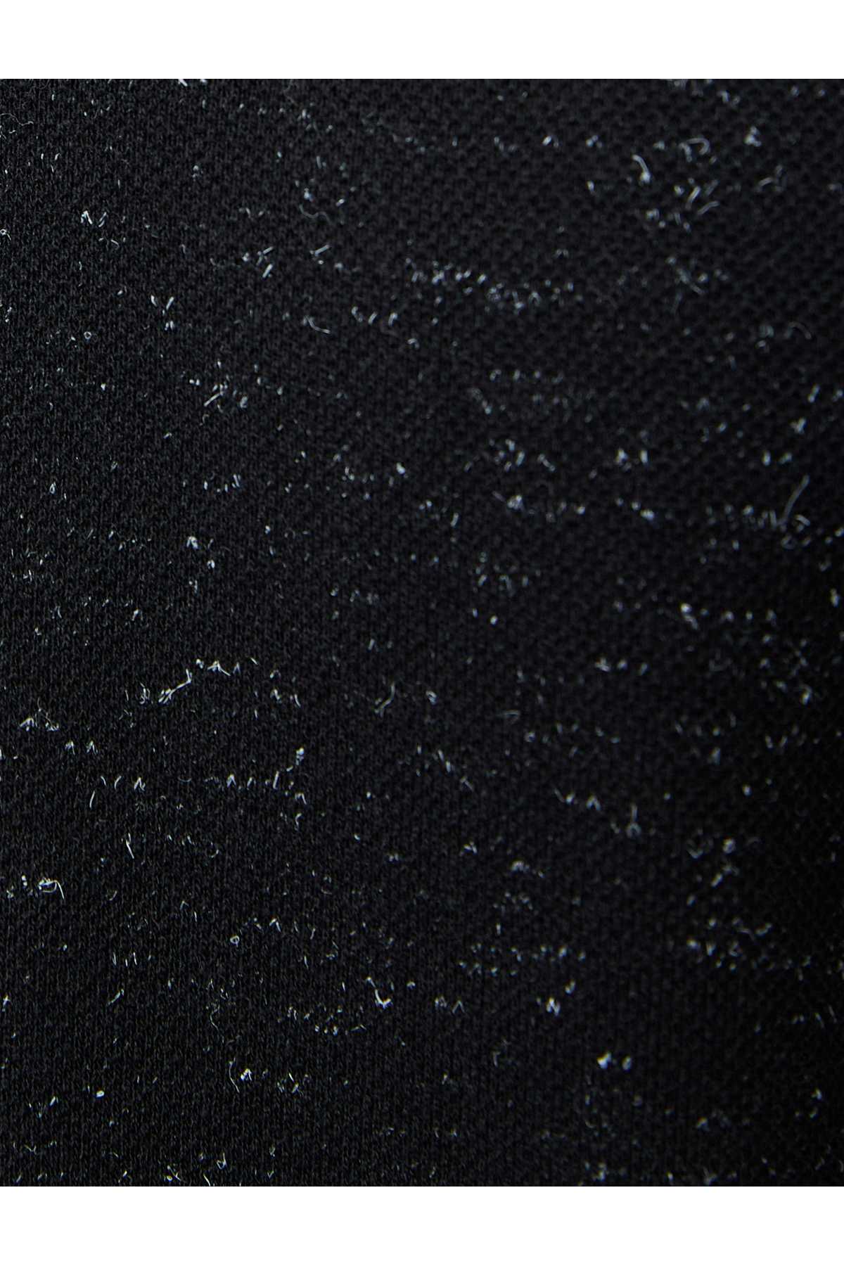 تیشرت یقه پولو مرمری آستین کوتاه دکمه دار