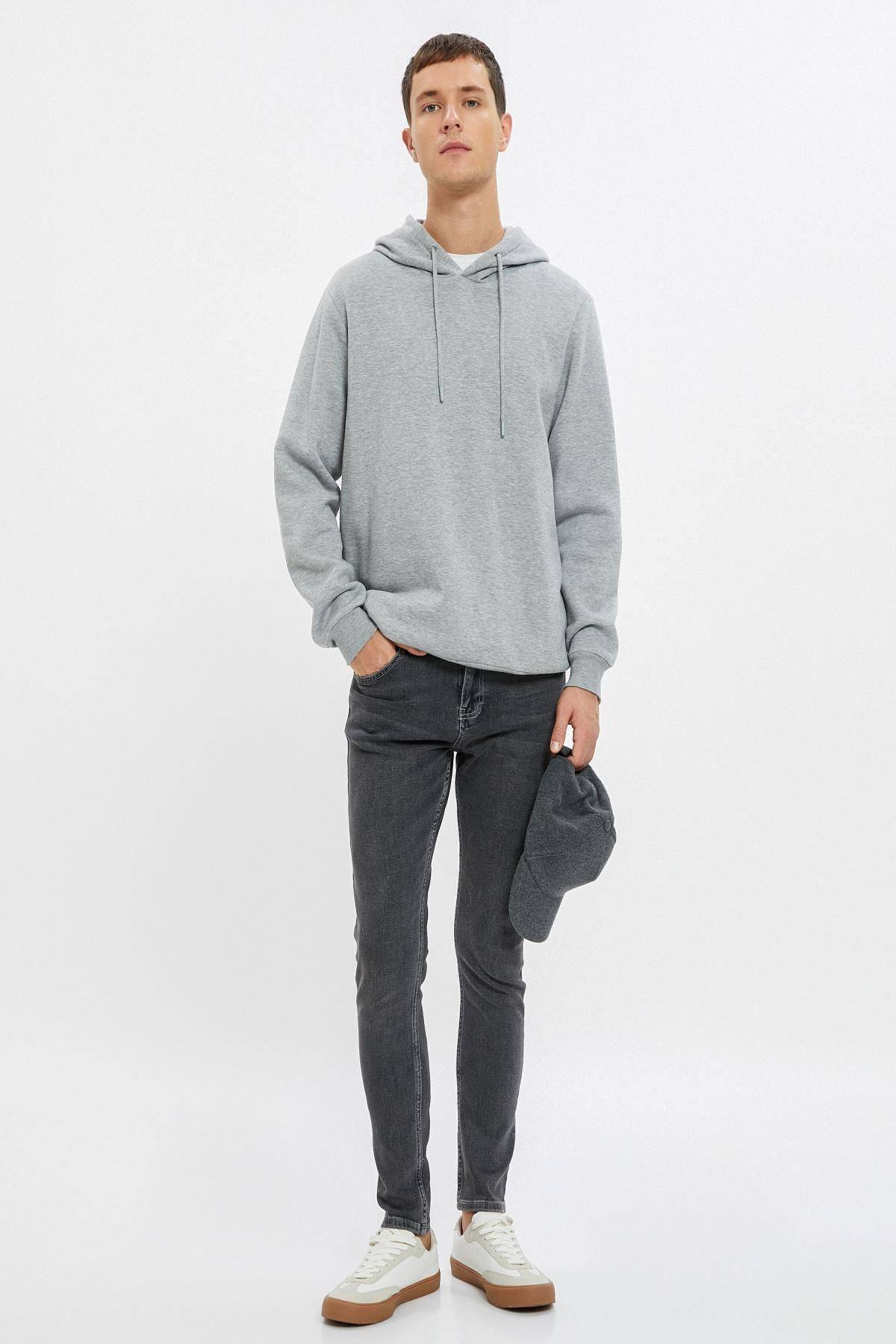 شلوار جین فوق لاغر با جیب های نخی - جاستین ژان